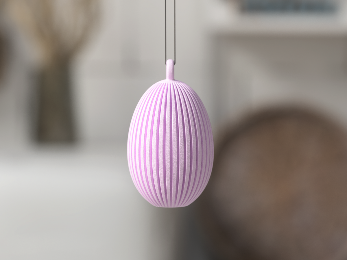 Paasei met/zonder hanger – Minimalistische Paasdecoratie