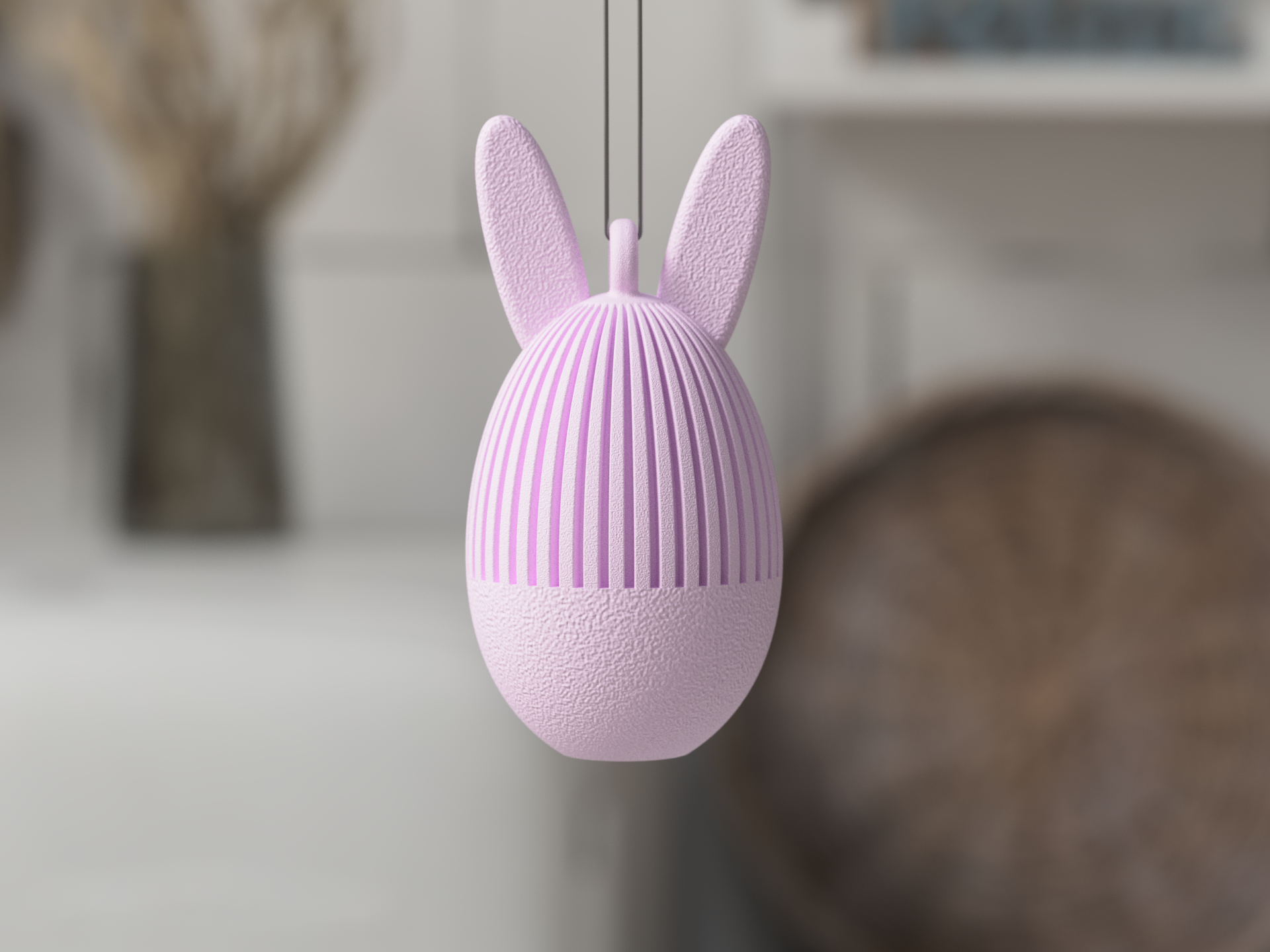 Paasei met/zonder hanger – Minimalistische Paasdecoratie