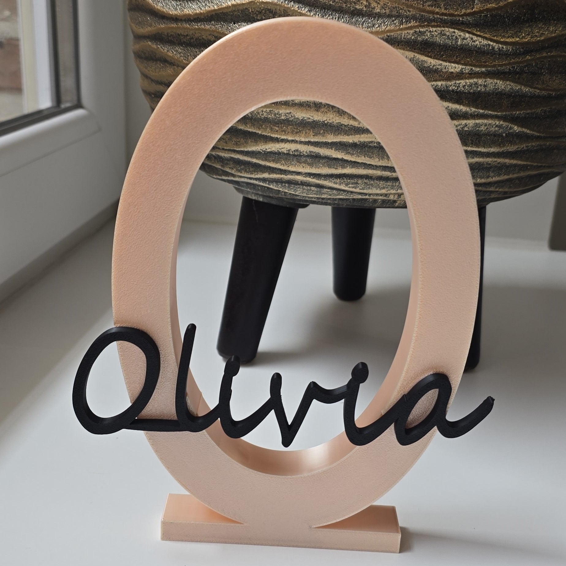 3D naamletter met voornaam