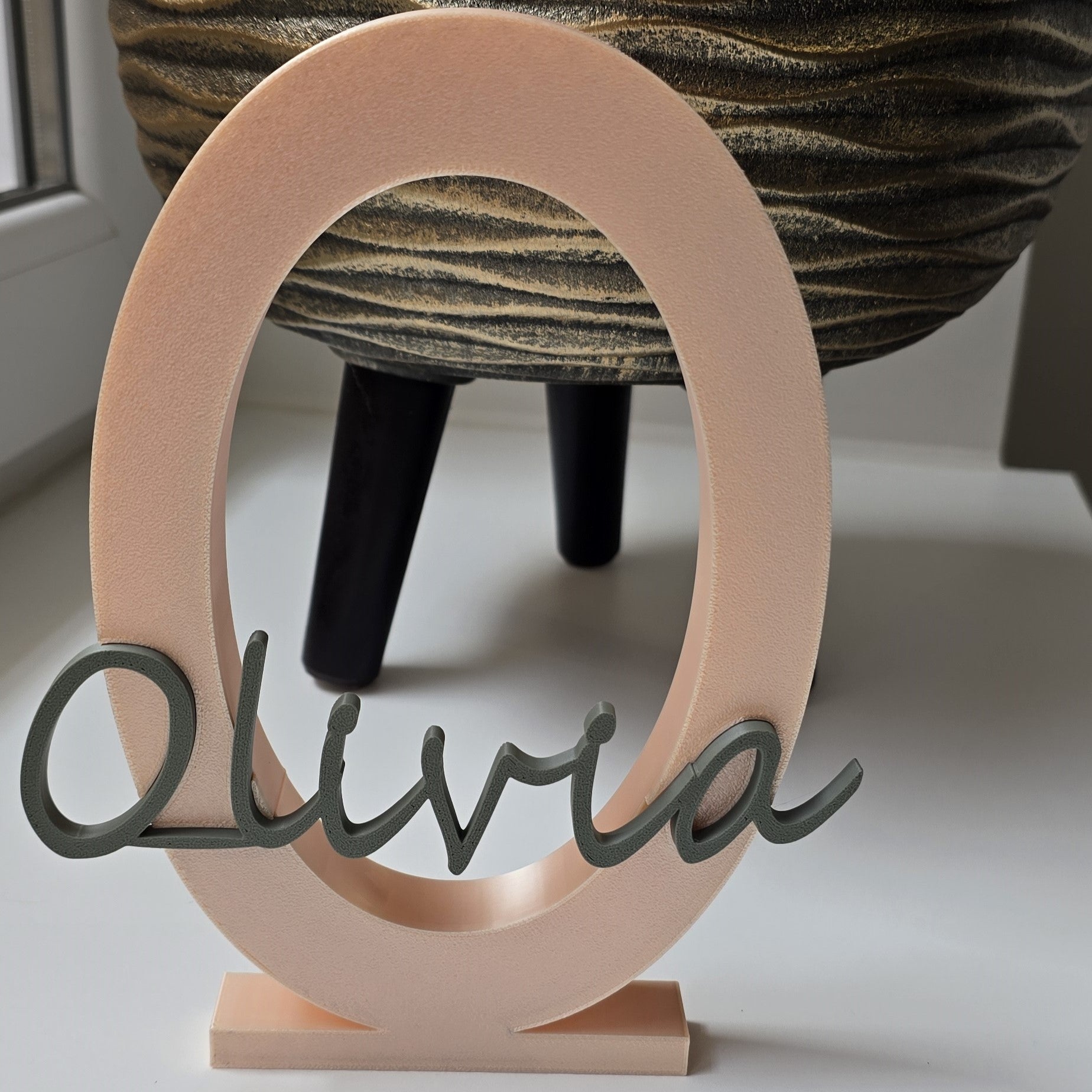 3D naamletter met voornaam